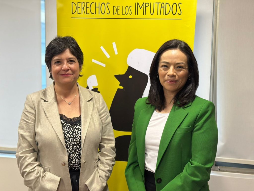 Defensora Nacional, Verónica Encina y la Director Ejecutiva de CEJA, Ana Aguilar.
